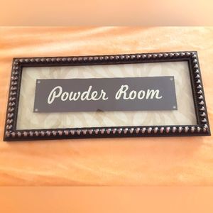 Framed artwork -Piwder Room
